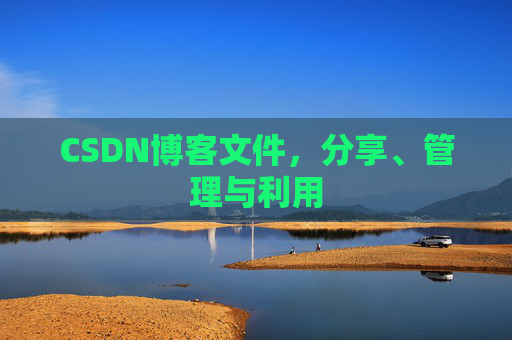 CSDN博客文件，分享、管理与利用